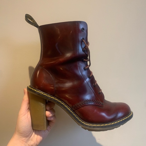 Used Dr. Marten Oxblood Sadie 3.5” heels in UK 6/EU 39/US 8 - Picture 3 of 13